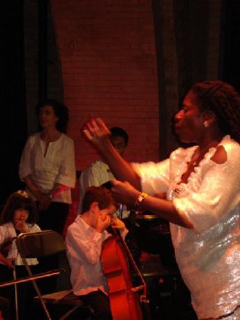 Akua Dixon conducting