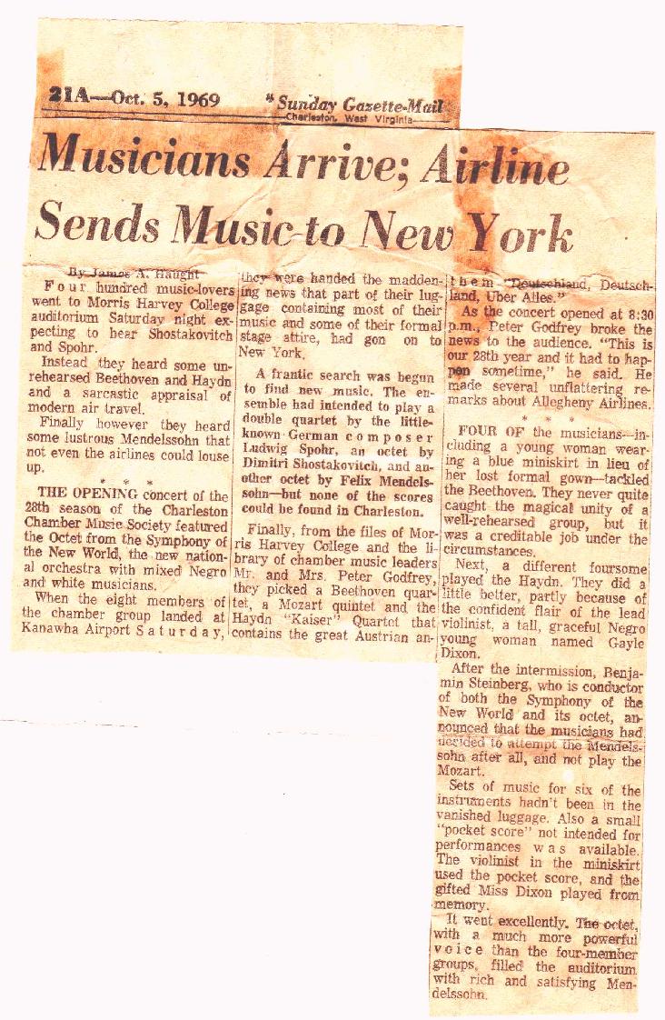 Symphony of the New World (1969)